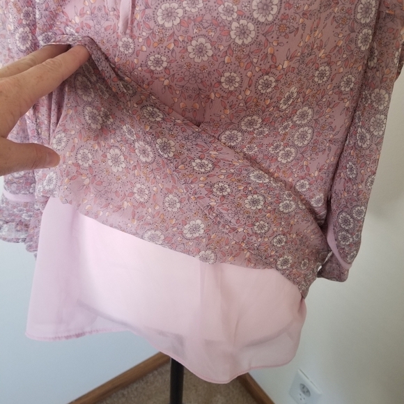 🍂 Lauren Conrad Boho Floral Shirt - Picture 4 of 6